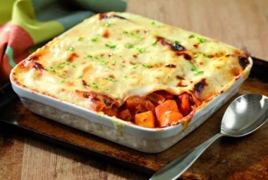 BUTTERNUT SQUASH AND PINENUT LASAGNE